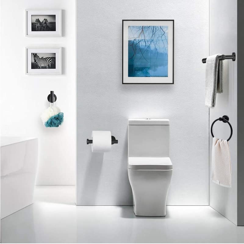 10pcs Matte Black Bathroom Hardware Set - color: 10pcs 16" Matte Black