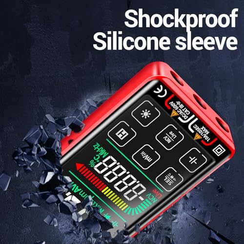 ANENG Digital Multimeter Smart Touch TRMS 9999 Count, Rechargeable with NCV - style: 621A Backlit Color Touch Screen