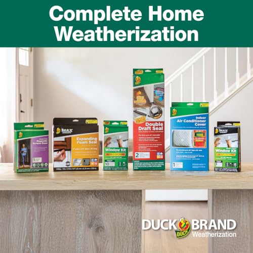 Duck Brand Self Adhesive Foam Weatherstrip Seal for Extra Large Gaps, 30 Total Feet, Window and Door Seal Strip Foam Tape, 3/4-Inch Wide x 1/2-Inch Thick x 10-Feet Long, 3 Rolls, Charcoal (284424) - size: Extra Large Gaps