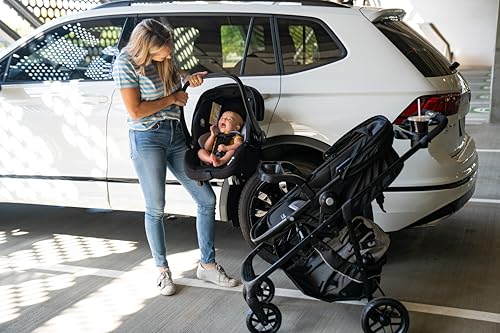 Safety 1st Grow and Go Flex 8-in-1 Travel System, Infant Car Seat Stroller Combo, Orchid Bloom - color: Orchid Bloom