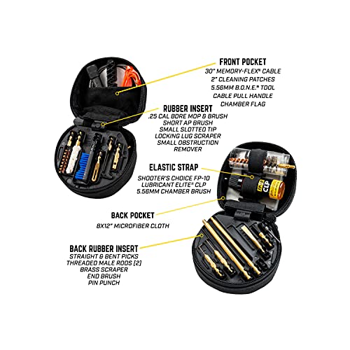 Otis Technology .223/5.56 Gun Cleaning Kit (Select Your Style) - style: Original Set+with Ripcord Bore Cleaner
