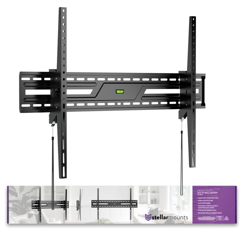 Ultra Slim Tilt TV Wall Mount Bracket for QN90F Series Neo QLED Mini LED 4K UHD QN85QN90FAFXZA 85Inch TV - Low Profile, 10° Tilt Angle, Industrial Grade 165lbs, Easy Install