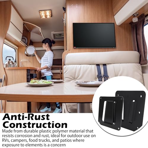 Anti-Rust Quick Release RV TV Mount, Plastic Polymer, VESA 100x100mm