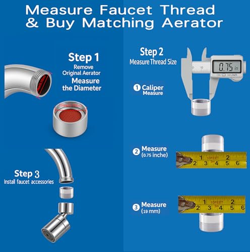 Faucet Adapter, Female 3/4"-27 TPI to Male 55/64"-27 TPI(F18.5-M22) - color: Silver, size: F19-M22