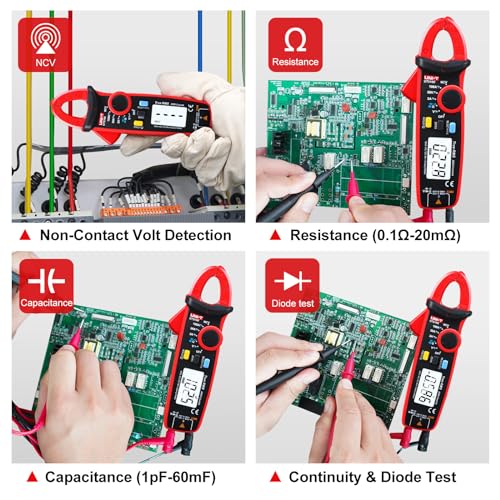 UNI-T UT210e Digital Clamp Meter Multimeter - size: UT210e clamp meter (ac/dc)