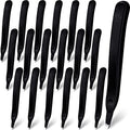 Crtiin 24 Pcs Magnetic Staple Remover Puller Bulk,Black - color: Black