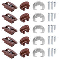 for Kenlin Rite-Trak II Drawer Slides Replacement 5 Sets of Rite Track 2 Drawer Repair Parts for Dresser and Nightstand Drawers - 168 Track Guides (5) - size: 5