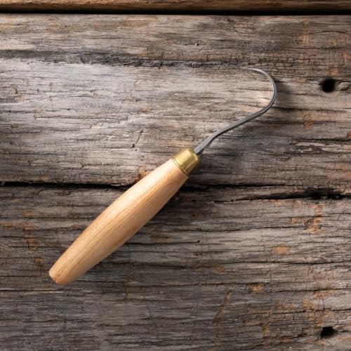 FLEXCUT Wood Carving Tools |Spoon Carving Tools for Beginners and Professionals | Includes Stub Sloyd, Bevel Sloyd Hook Knife & Spoon Blank | 1095 High Carbon Steel Blade | KN70 | Made in the U.S.A.