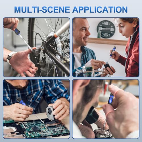 SORAKO 40-Piece Screwdriver Set, Multi-Purpose Magnetic Screwdriver Set with Case, Magnetic Screwdriver Set with Go-Thru Steel Blades | High Torque, Plastic Racking