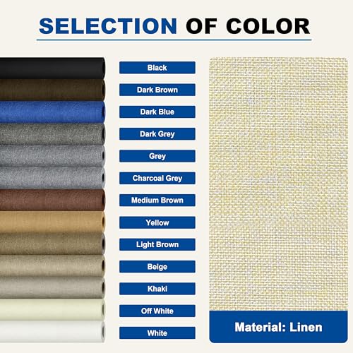 KING MOUNTAIN Linen Repair Patches, Self-Adhesive Fabric Patches, 4 X 63 inch Extra Size, Multi Color, Can be Used fo Sofa Repair (Beige 1.0) - color: Beige 1.0, size: 4" Wx 63"L