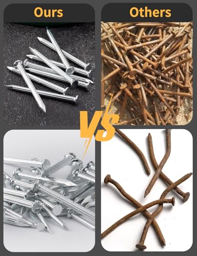 Concrete Nails Masonry Nails for Hanging Pictures Assortment Kit - size: Assorted Sizes (3/4 to 2 Inch)