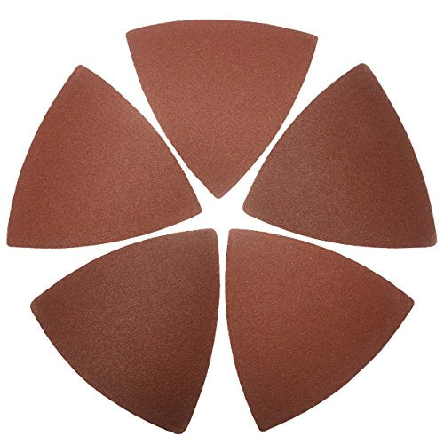 XXGO 60 Pcs 240 Grits 3-1/8 Inch 80mm Triangle Oscillating Sandpaper - size: 3-1/8 Inch Triangle - 240 Grit - 60 Pcs