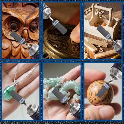12pcs 2000-10000 Grit Sanding Drums for Dremel Rotary Tool | Rotary Tool Bits Sander Set Bands Mandrels for Wood Plastic Metal Grinding Polishing - style: 2000-10000 Grit