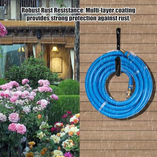 KURUI 15" Heavy Duty Garage Storage Hooks, 8 Pack Wall Mount Kayak Rack - size: 15''-8pcs