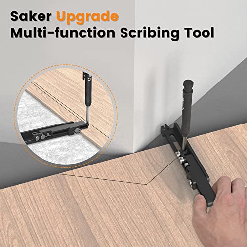 Saker Multi-function Scribing Tool,Aluminum Alloy Scribe Tool 5.5Inch