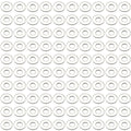 #10 Stainless Steel Flat Washers, 7/32" ID x 1/2" OD, 100 Pack - size: #10 (100)