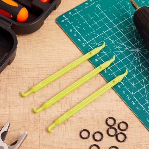 10 Pcs 5.5 Inch Plastic O Ring Pick Set Non Scratch Tool, Yellow - color: Yellow