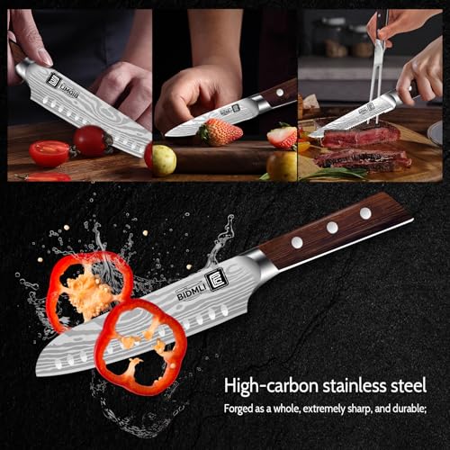 17-Pack kitchen knife set, wooden blocks,sharp high carbon stainless steel blades,hardwood handles,Sharpener,chicken bone clipper,microfiber towels,gift packaging,for families, restaurants, chefs. - color: Black