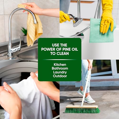 PINALEN 2X Concentrated Multipurpose Cleaner - Fresh Pine Scent - 28 fl oz - All Purpose Cleaner for Kitchen, Bathroom, Laundry, Floors & Outdoors (Pack of 2) - size: 28 Fl Oz (Pack of 2)