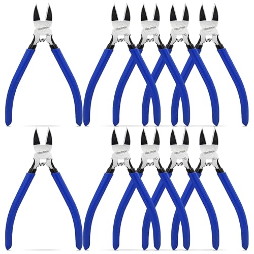 6" Wire Cutters for Crafting Floral Wire Clipper Snips - 10 Pack - color: 6"- 10 Pack