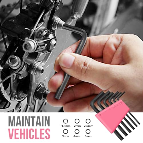 24PCS Mini Compact Pink Household Hardware Tool Set, Beginner Basic DIY Small Repair Tool Kit for Women, Home Assembly Mainten ance Hand Tools, Premium Gift Set for Household Daily Repairs ﻿