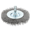 3in Wire Wheels for Drill with 1/4in Hex Shank, Carbon Steel - size: 3 inch(0.008in Wire)