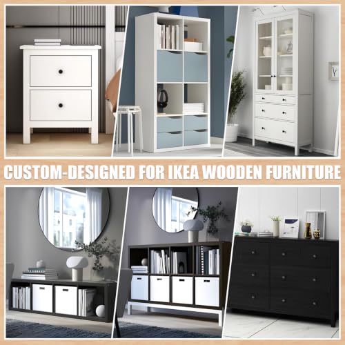 Wood Furniture Repair Kit (Black-Brown) for IKEA - color: Black-brown for Hemnes / Kallax / Bestå / Alex / Lagkapten / Lack / Micke