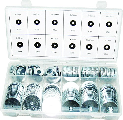 Swordfish 31811-240pc Large Penny/Fender Washer Assortment
