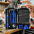 115-in-1 Small Screwdriver Set,Precision Screwdriver Set, Professional Repair Tool Kit for Phone, Computer, Watch, Console, Eyeglass and Electronic, Men Tools Gift Blue - color: Blue