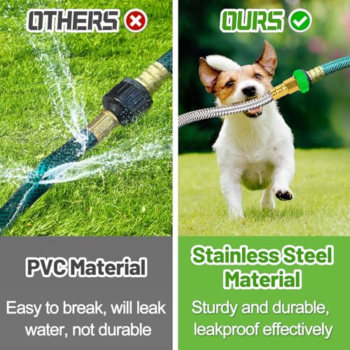3ft Short Garden Hose with Female to Female Connector - size: 3ft