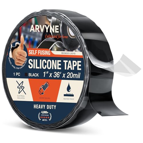 Self Fusing Silicone Tape 1" x 36' - Rubber Emergency Repair Tape