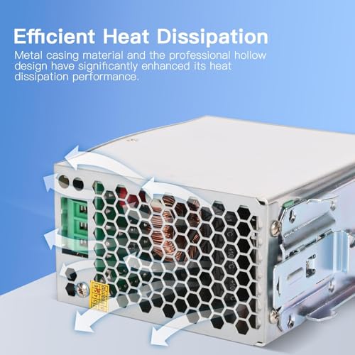 MAKERELE 120W 24V AC to DC DIN Rail Power Supply - style: 120W-24V
