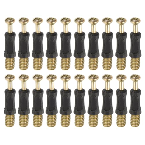 uxcell 30Pcs 32mm Furniture Connecting Fittings, Thread Bolts Dowels Screws - size: 32mm