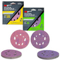 3M Sanding Disc Variety Pack - 3M Sanding Pads 2 Pc Bundle of Grits Coarse 80, Very Fine 220 | Interior & Exterior General Purpose Sanding Discs