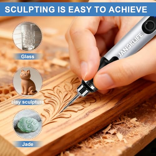 USB Rechargeable Engraving Pen with 42 Bits, Mini Rotary Tool kit,Engraver for Wood, Metal, Glass, and Plastic - Ideal for DIY, Jewelry, and Model Making