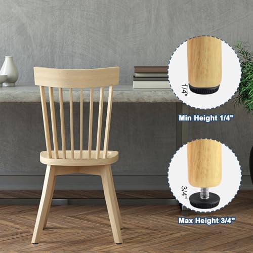 M6 Thread Furniture Feet Levelers, 12 PCS Adjustable Furniture Feet - size: M6