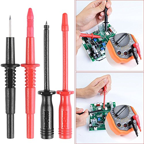 HANDSKIT 22-in-1 Multimeter Test Leads, Back Probe Kit with Alligator Clips