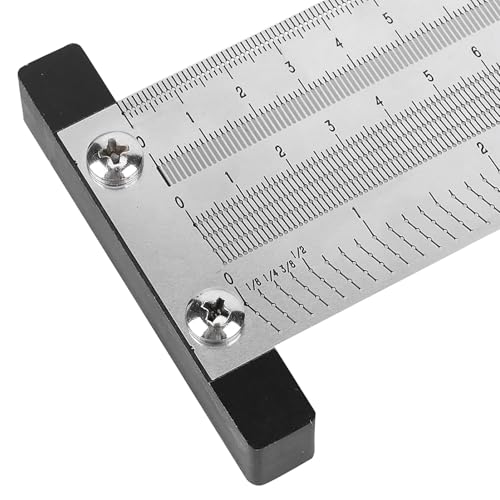 T Ruler Marking Gauge 12in Marking Line Ruler Stainless Steel