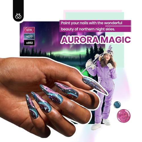 Beetles 85 Pcs Gel Nail Polish Kit with U V Light -35 Colors Gel Polish Kit - color: 0-0-Travel Diary