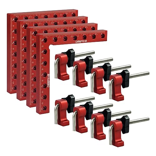 Corner Clamps for Woodworking, 4-Pack 90 Degree Right Angle Clamps - style: 4-Pack