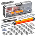 ANVANNA 88-IN-1 Mini Electric Screwdriver Set is a comprehensive electric precision tool kit designed for electronics repair and DIY projects - style: Pro Orange