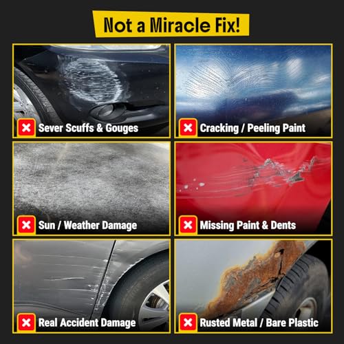 Carfidant Scratch and Swirl Remover - Car Scratch Remover for Vehicles Paint - Polishing Compound for Cars - Paint Restorer Kit with Pad, Microfiber and Drill Attachment - style: Scratch Remover Kit with Drill Attachment
