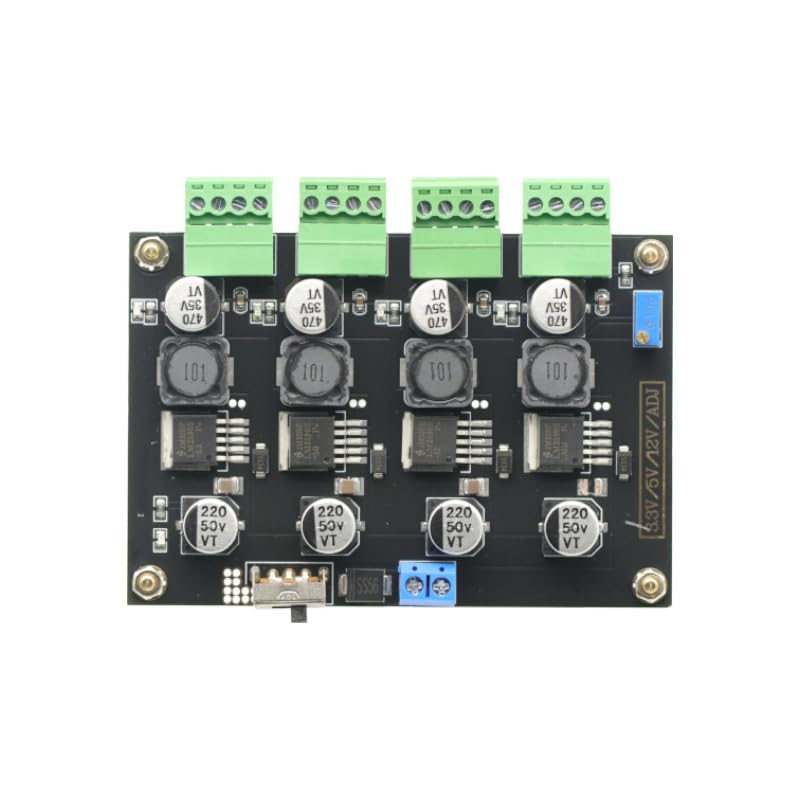 LM2596 Multi Channel Switching Power Supply 3.3V/5V/12V/ADJ Adjustable Voltage Output Power Supply Module