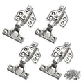 4 Pack Soft Close Cabinet Hinges 26mm, Inset Hinge for Kitchen - size: 26mm