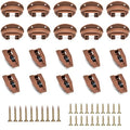 Surf Turtle 10 Pack Plastic Center Mount Drawer Track Guide Glides - style: 10 Pack