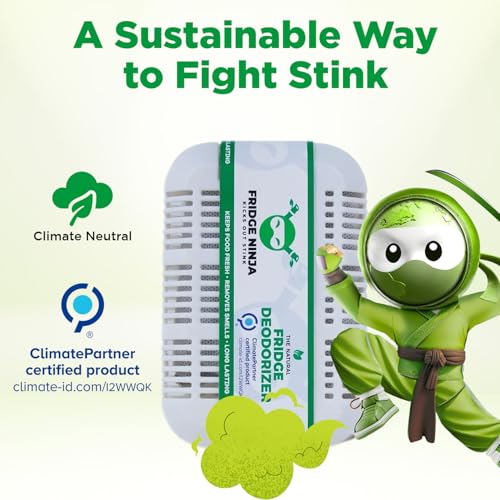 Fridge Ninja XL Pack Refrigerator Deodorizer, Fridge Odor Eliminator - size: 1 Count (Pack of 1)