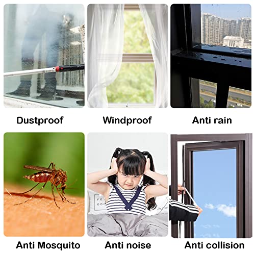 33 Ft Gray Self-Adhesive Soundproofing Weather Stripping for Doors and Windows, 0.35" Wide x 0.2" Thick - size: 33FT, 0.35'' Wide X 0.2'' Thick