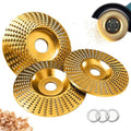 Angle Grinder Polishing Pad,Tungsten Carbide Wood Grinding Disc,Wood Sanding Disc for 4-1/2 Angle Grinder,for Wood Sanding Polishing and Surface Finishing (3pcs Set) - color: 3pcs set