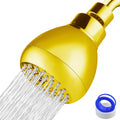 High Pressure Shower Head - Powerful Bathroom Pressure Boosting Showerhead - Perfect Universal Replacement for Bathroom Shower Heads (Gold) - color: Gold