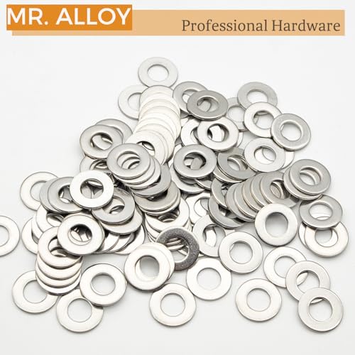 3/8" Stainless Flat Washers, 3/8" x 13/16" OD - size: 3/8 (100)